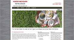 Desktop Screenshot of hunterrecyclers.com.au